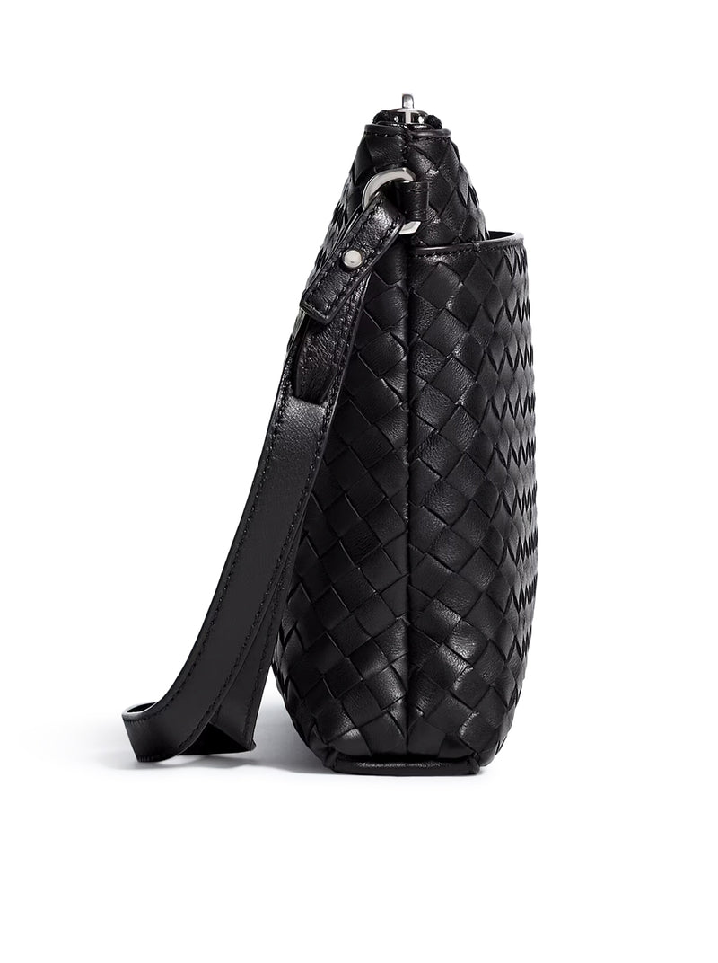 WOVEN CALFSKIN POUCH