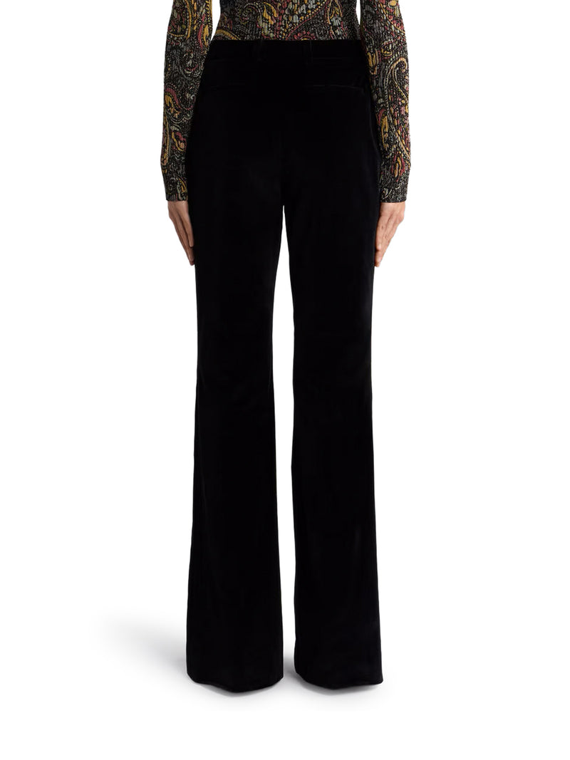 COTTON VELVET TROUSERS