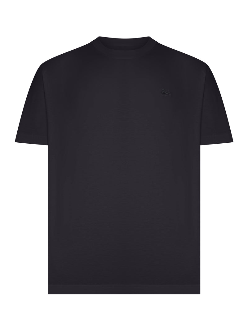 ROME COTTON T-SHIRT WITH EMBROIDERED LOGO