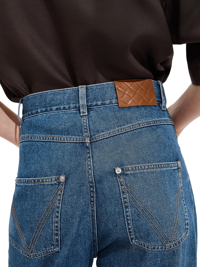 ATLANTIC BLUE WASH WIDE-LEG JEANS