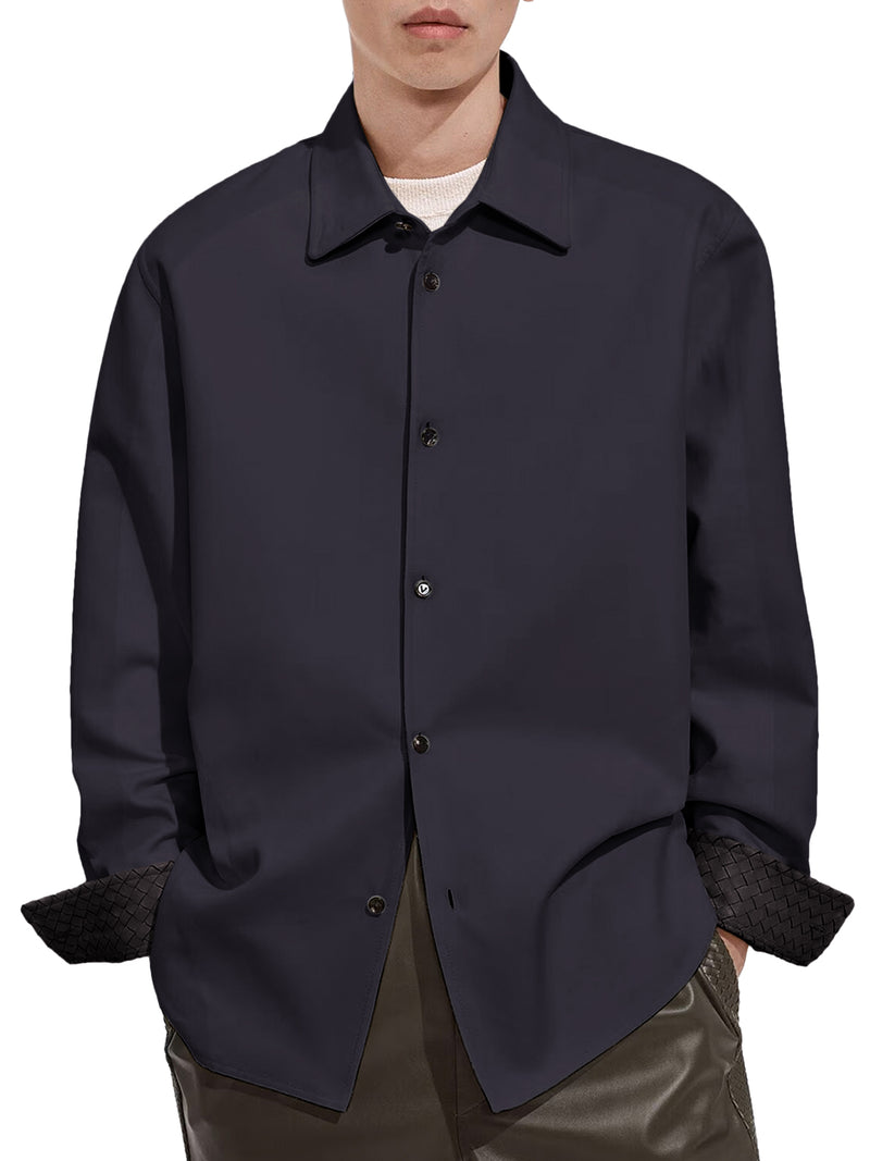 COTTON GABARDINE OVERSHIRT