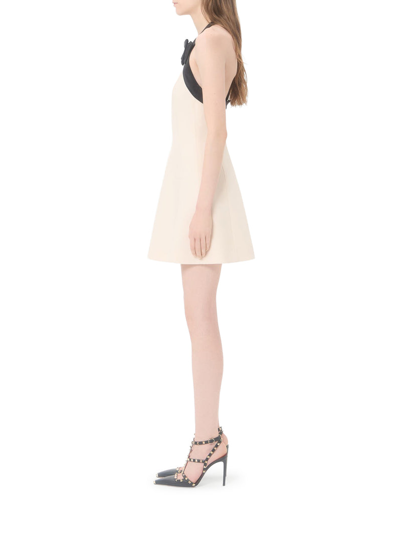 SHORT CREPE DRESS