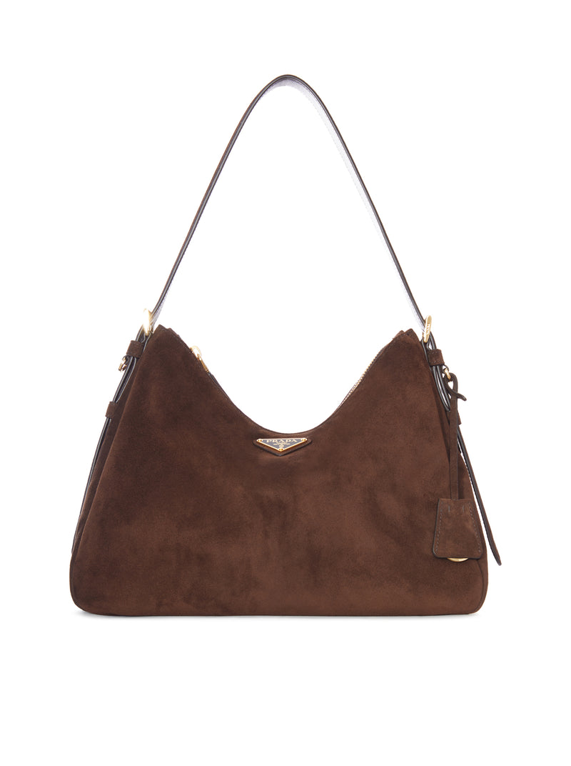 SUEDE SHOULDER BAG