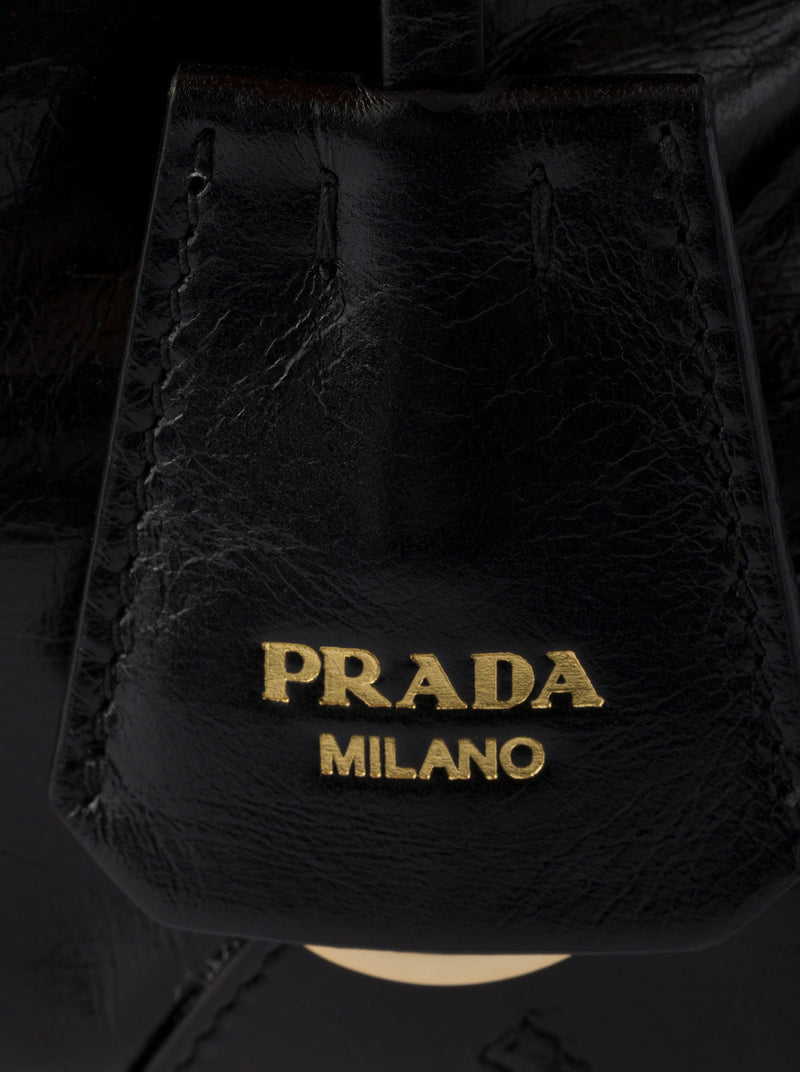 PRADA BONNIE SMALL LEATHER HANDBAG