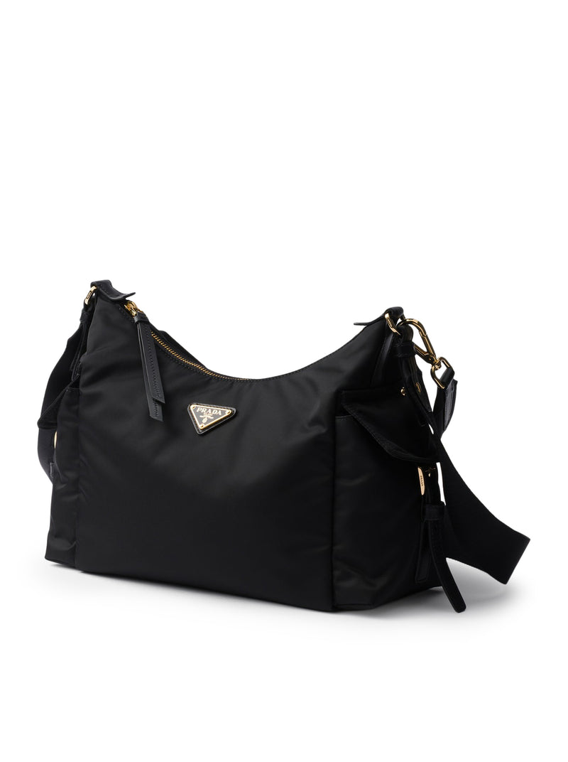 PRADA EXPLORE LARGE RE-NYLON AND LEATHER BAG