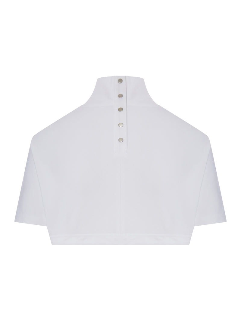 SHORT COTTON JERSEY T-SHIRT