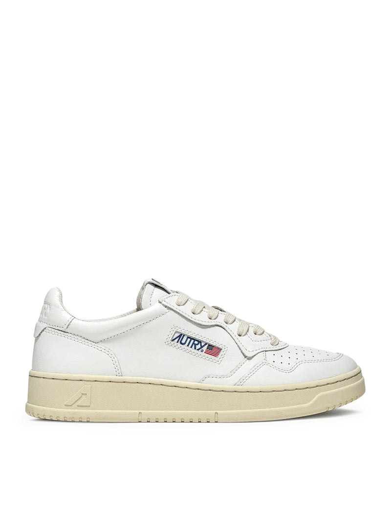 MEDALIST LOW SNEAKERS IN WHITE LEATHER
