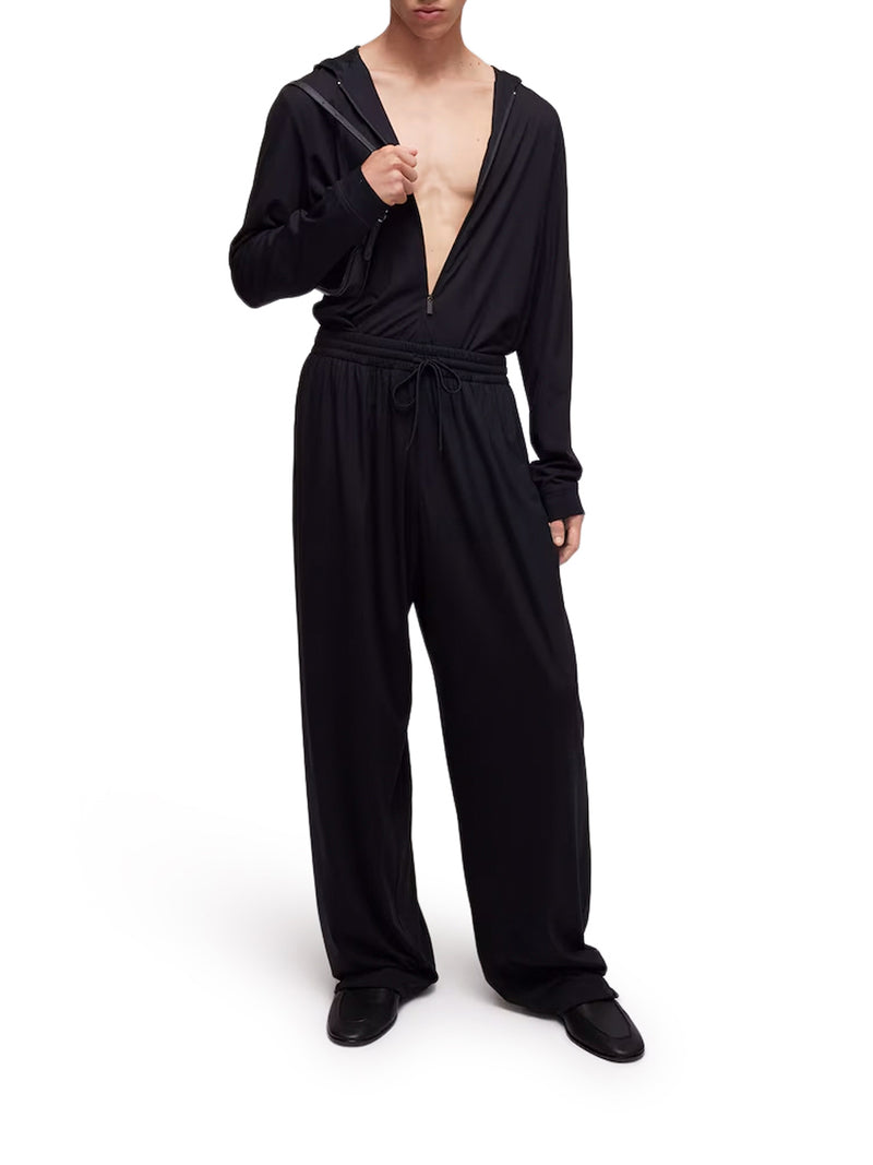 SOFT RAYON JERSEY ZIP-UP JACKET