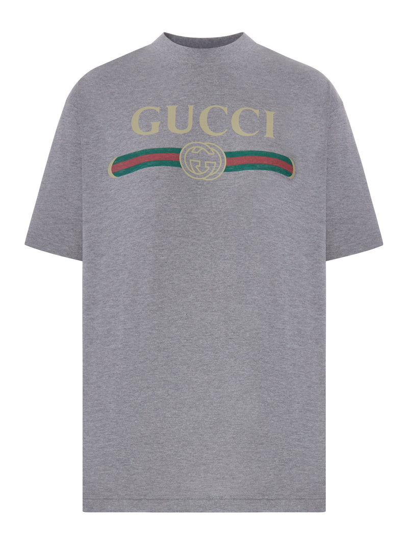 COTTON T-SHIRT WITH FRONT LOGO