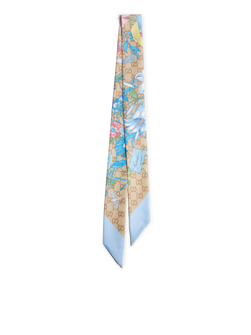 FLORA SCARF IN PRINTED SILK