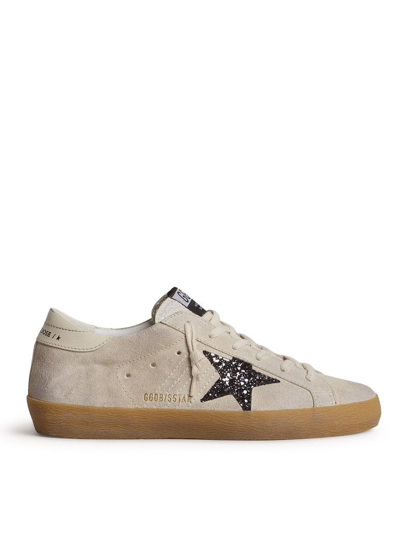 WOMEN`S SUPER-STAR IN SUEDE WITH GLITTER STAR