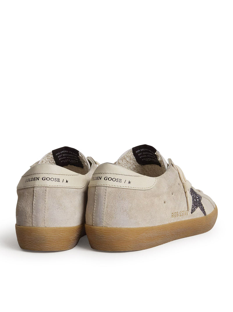 WOMEN`S SUPER-STAR IN SUEDE WITH GLITTER STAR