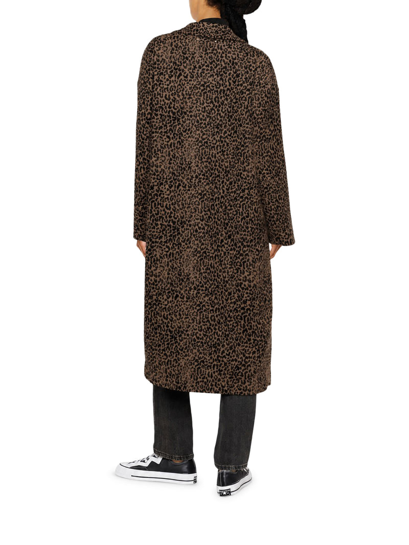 LONG LEOPARD-PRINT COAT