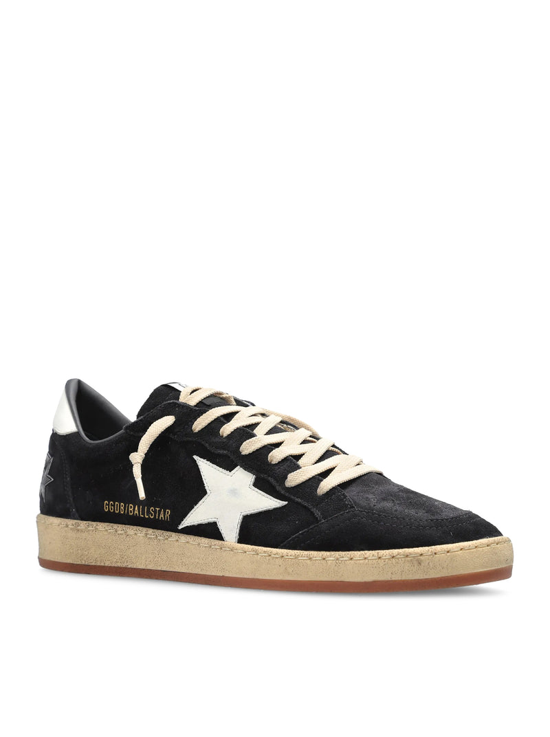 BALL-STAR IN DARK BLUE SUEDE WITH WHITE LEATHER STAR