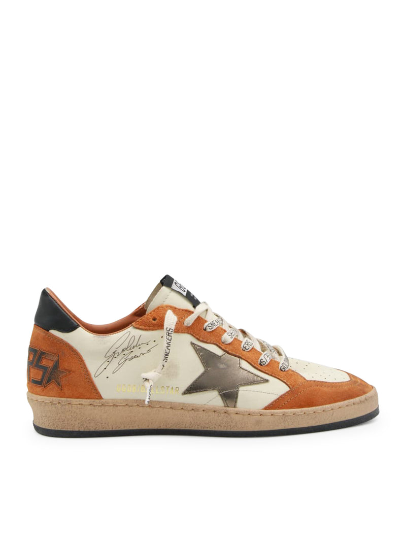 BALL-STAR SNEAKERS IN LEATHER AND SUEDE