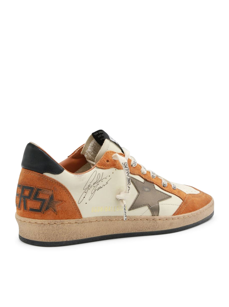 BALL-STAR SNEAKERS IN LEATHER AND SUEDE