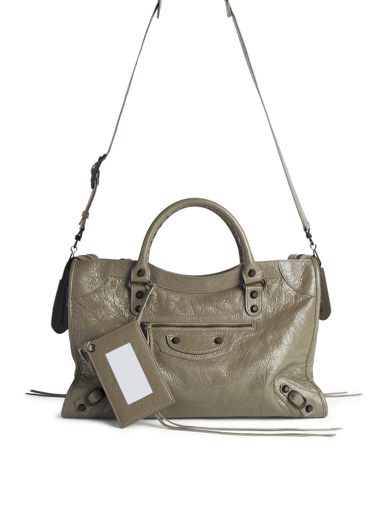 WOMEN`S LE CITY MEDIUM BAG IN MILITARY GREEN
