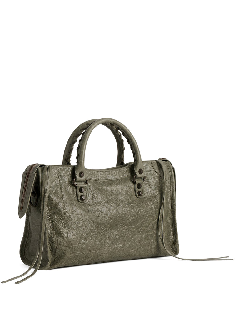 LE CITY SMALL BAG IN ARENA LAMBSKIN WITH BRASS FINISHING