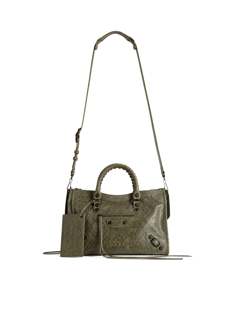 LE CITY SMALL BAG IN ARENA LAMBSKIN WITH BRASS FINISHING