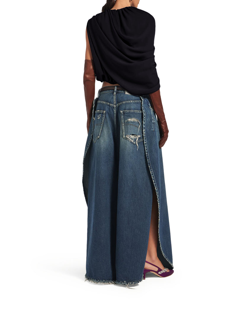SILK CADY CAPE TOP