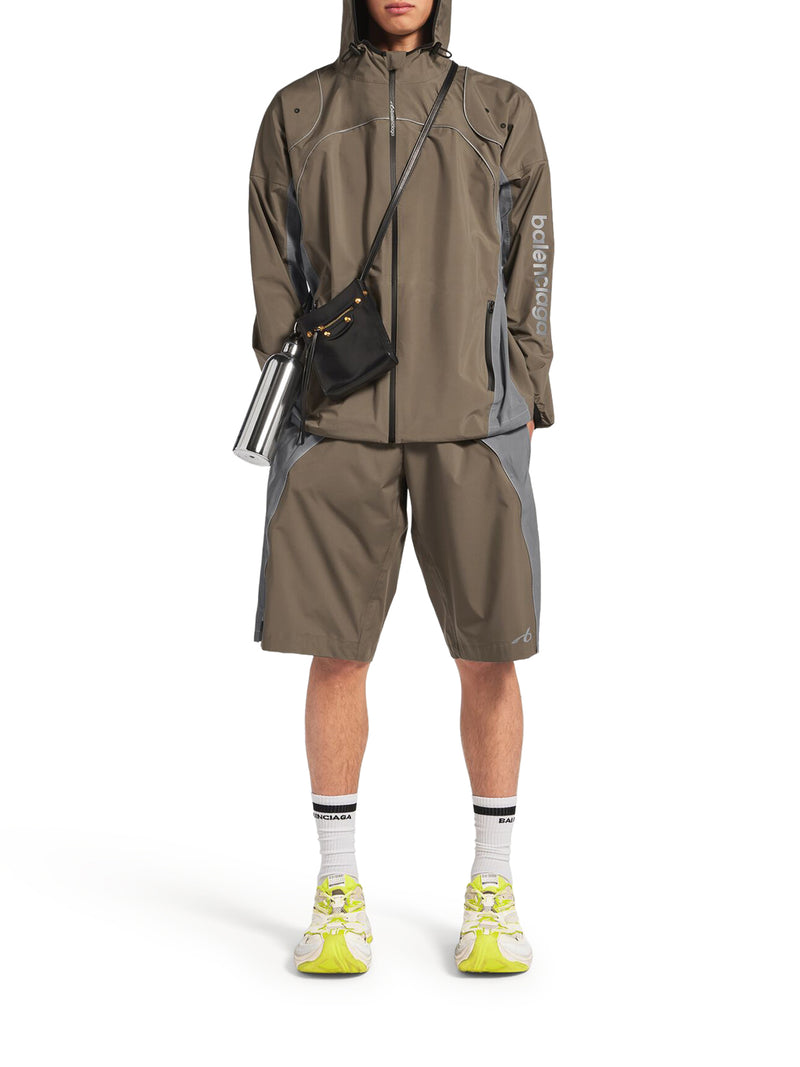 MEN`S TECHWEAR ZIP-UP JACKET IN GREY