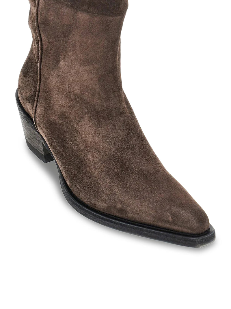 CLIVE WESTERN SUEDE BOOTS