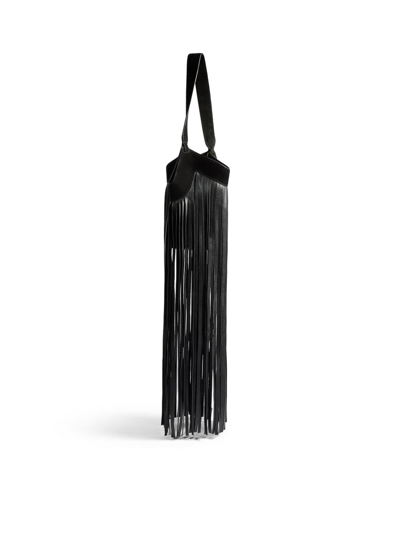 NANO LOTUS FRINGED TOTE BAG