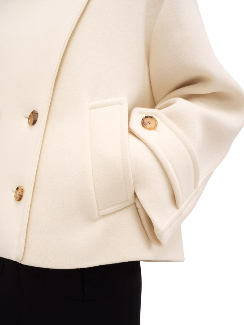 OVERSIZED SHORT WOOL COAT