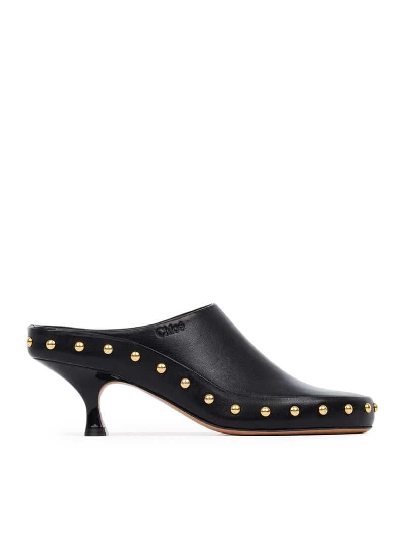 JUNIE HEELED MULES