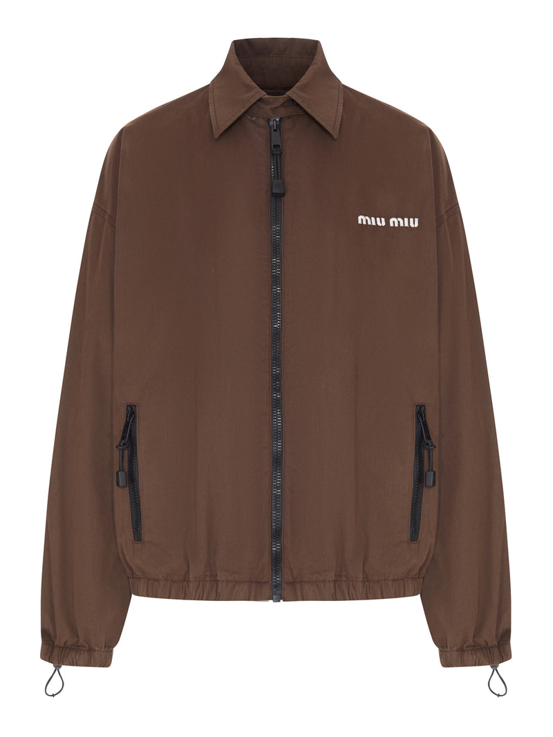 WASHED GABARDINE BLOUSON