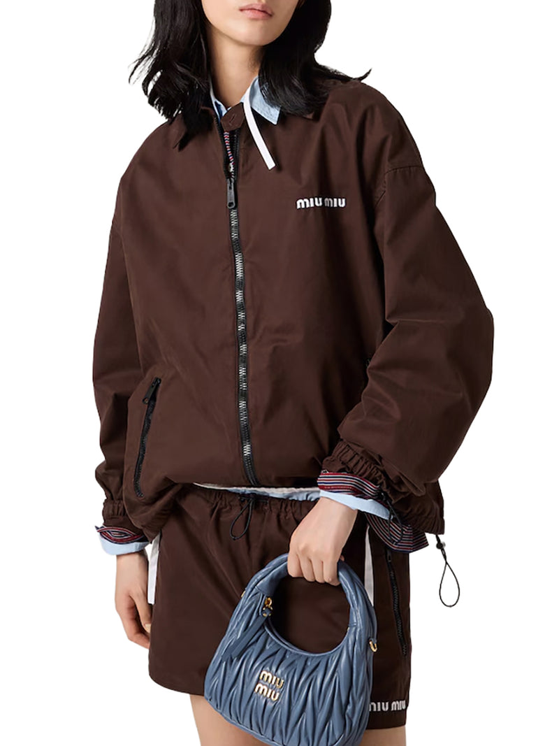 WASHED GABARDINE BLOUSON