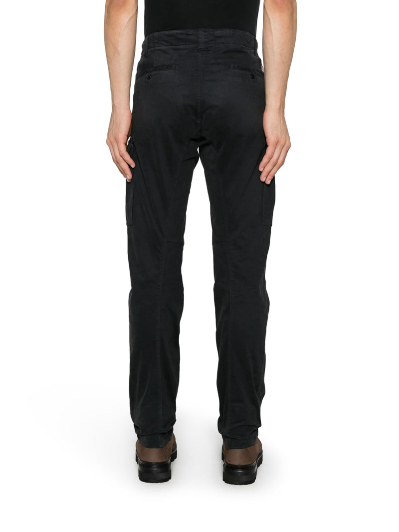 COTTON CARGO PANTS WITH LOGO