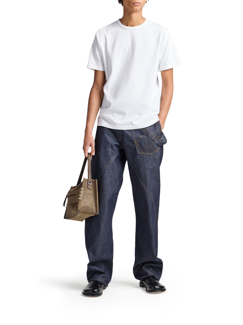 T-SHIRT WITH EMBROIDERED ANCHOR