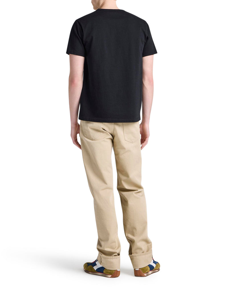 T-SHIRT WITH EMBROIDERED ANCHOR