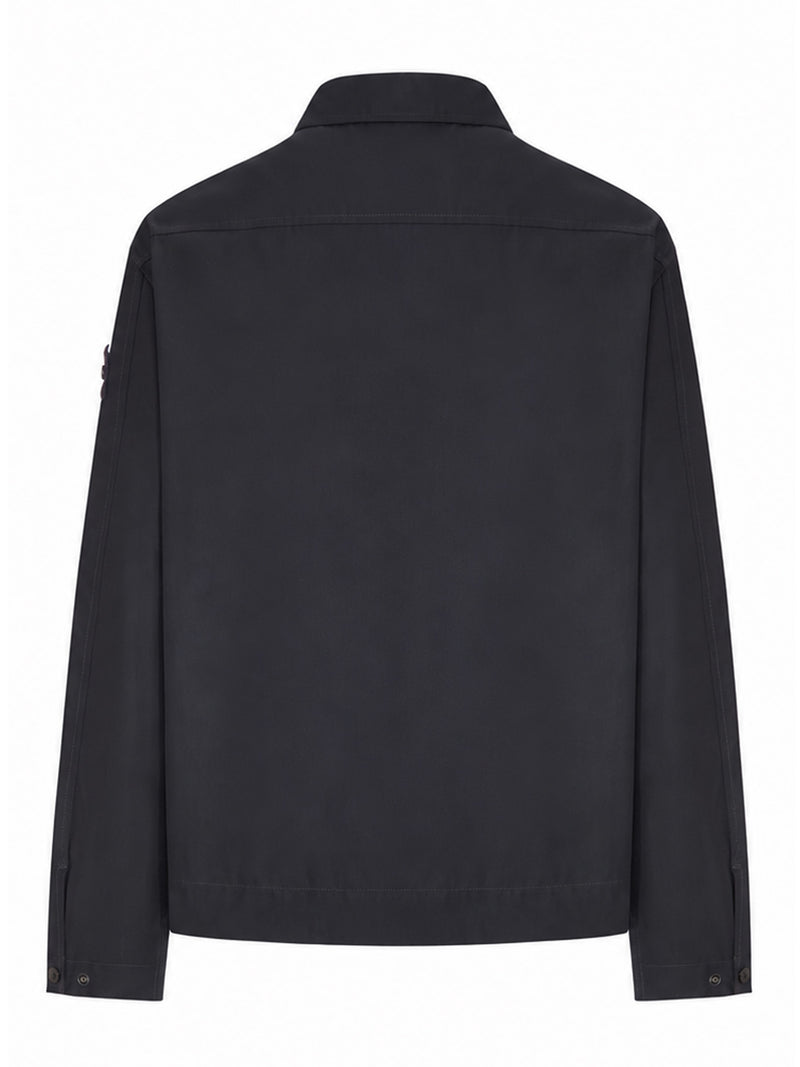 COTTON OVERSHIRT WITH BADGE ON THE SLEEVE