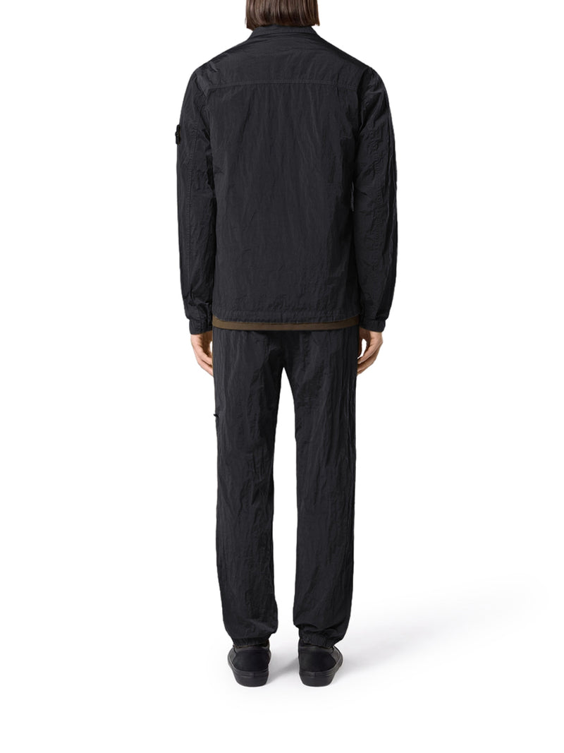 NYLON OVERSHIRT WITH STONE ISLAND BADGE