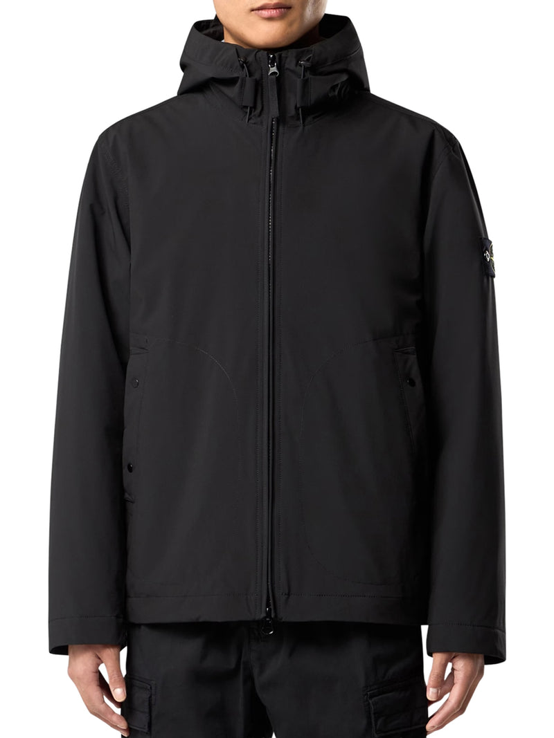 TECHNICAL JACKET WITH HOOD AND ZIP