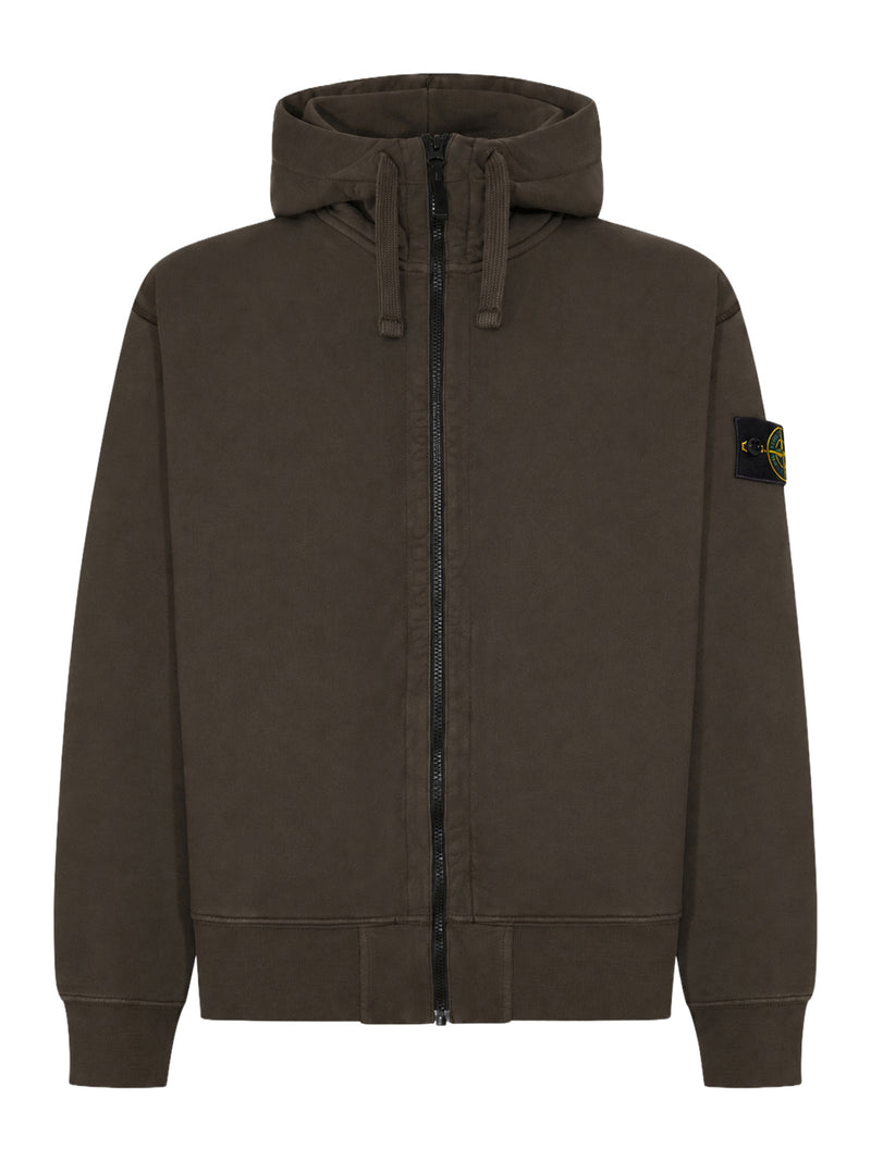 COTTON ZIP-UP HOODIE