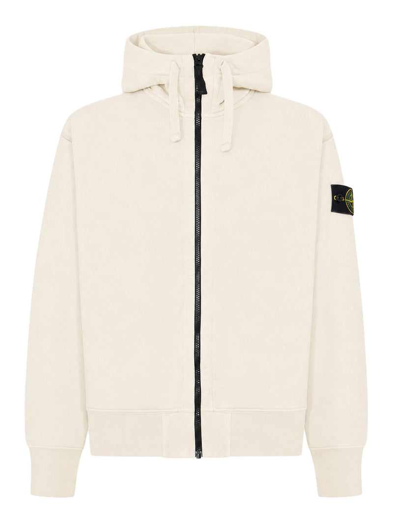 COTTON ZIP-UP HOODIE