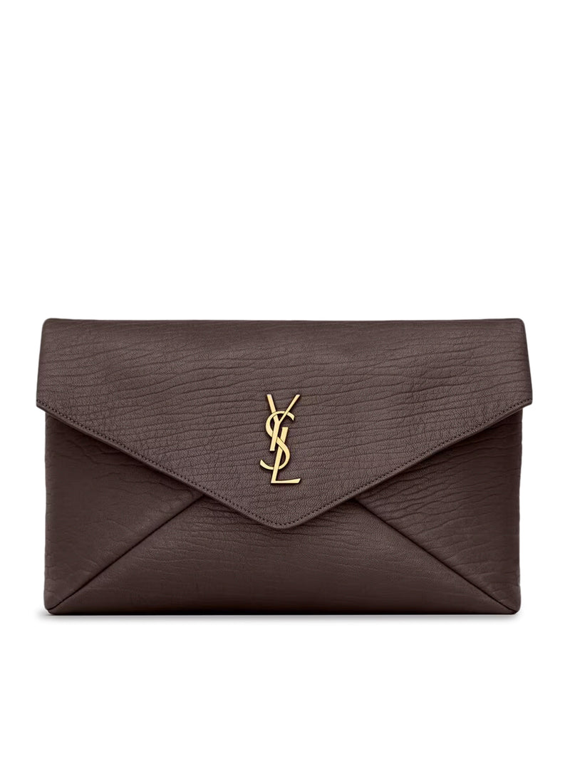 CASSANDRE LARGE LAMBSKIN ENVELOPE POUCH