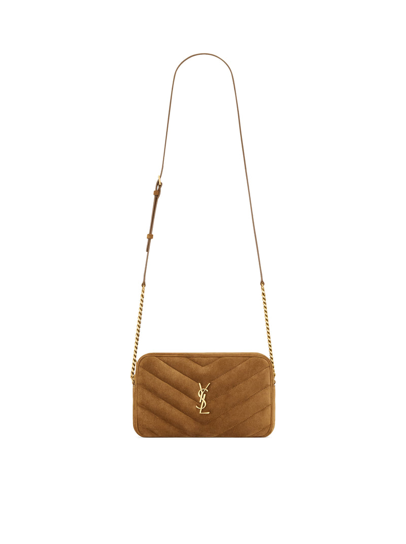 LOULOU CAMERA BAG IN MATELASSÉ SUEDE