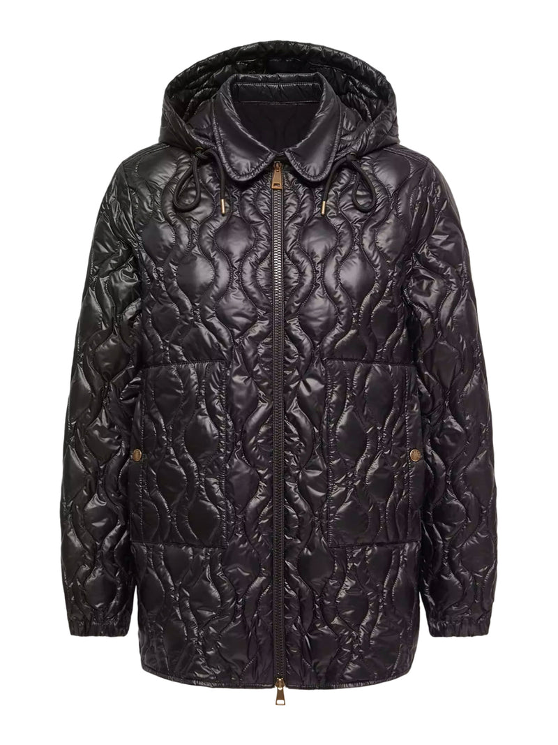 MIDI BALETTE DOWN JACKET WITH GEOMETRIC QUILTING