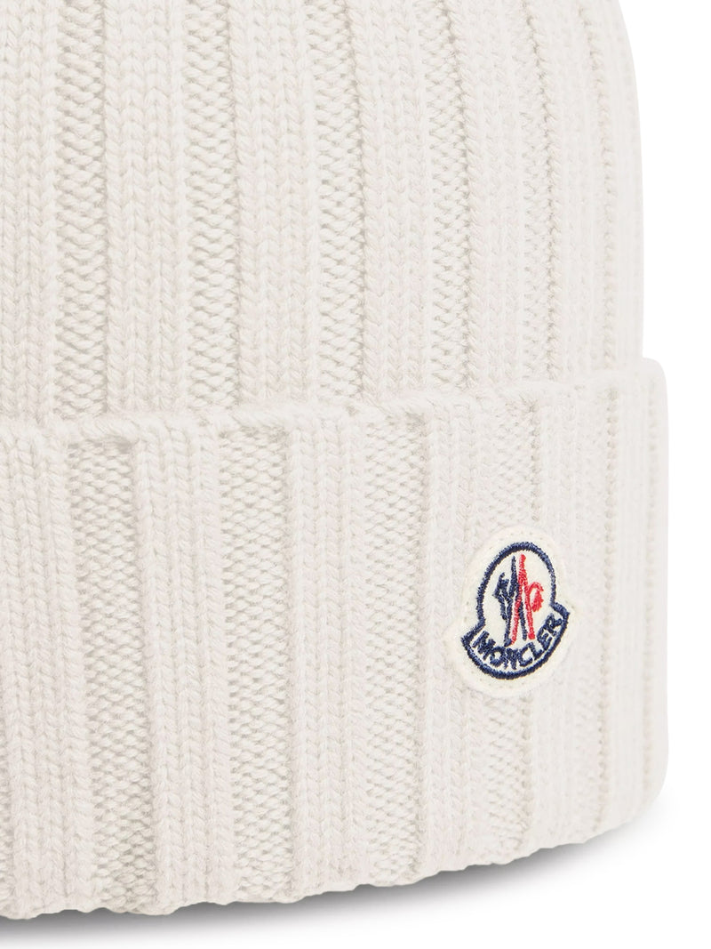 LOGO-EMBROIDERED WOOL BEANIE