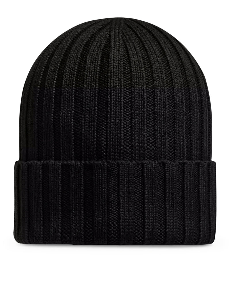 LOGO-EMBROIDERED WOOL BEANIE