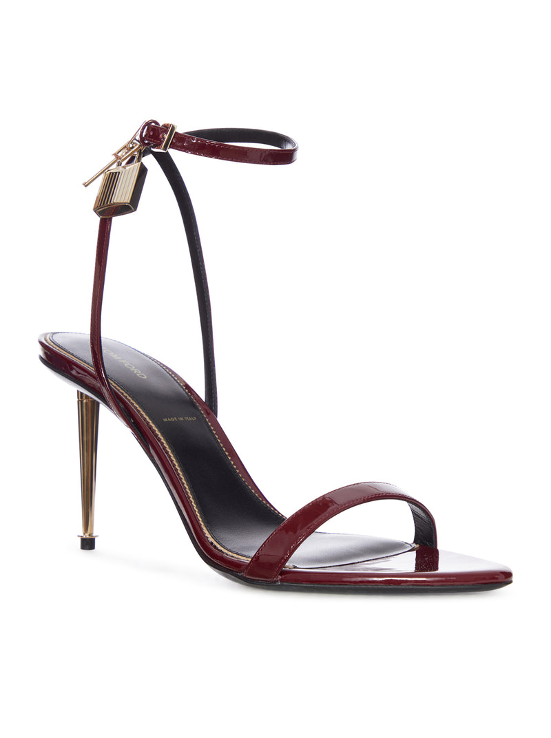 PATENT LEATHER PUMPS WITH HIGH STILETTO HEEL