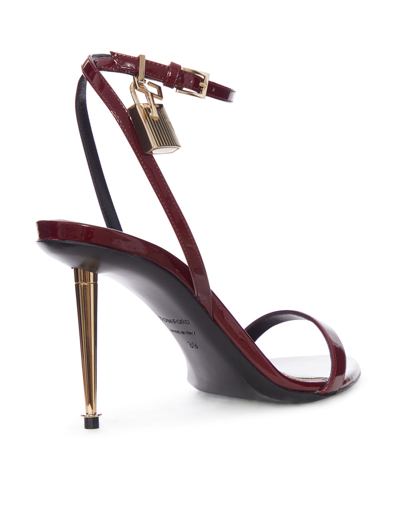 PATENT LEATHER PUMPS WITH HIGH STILETTO HEEL