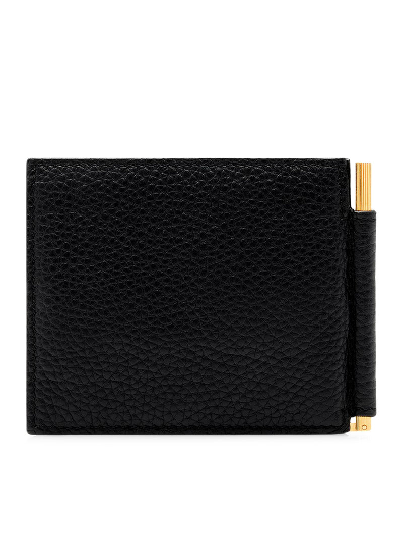 SOFT GRAIN LEATHER MONEY CLIP WALLET