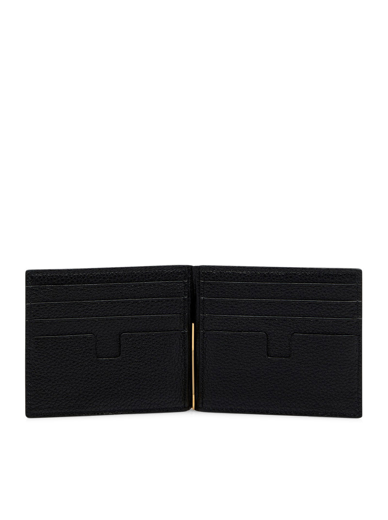 SOFT GRAIN LEATHER MONEY CLIP WALLET