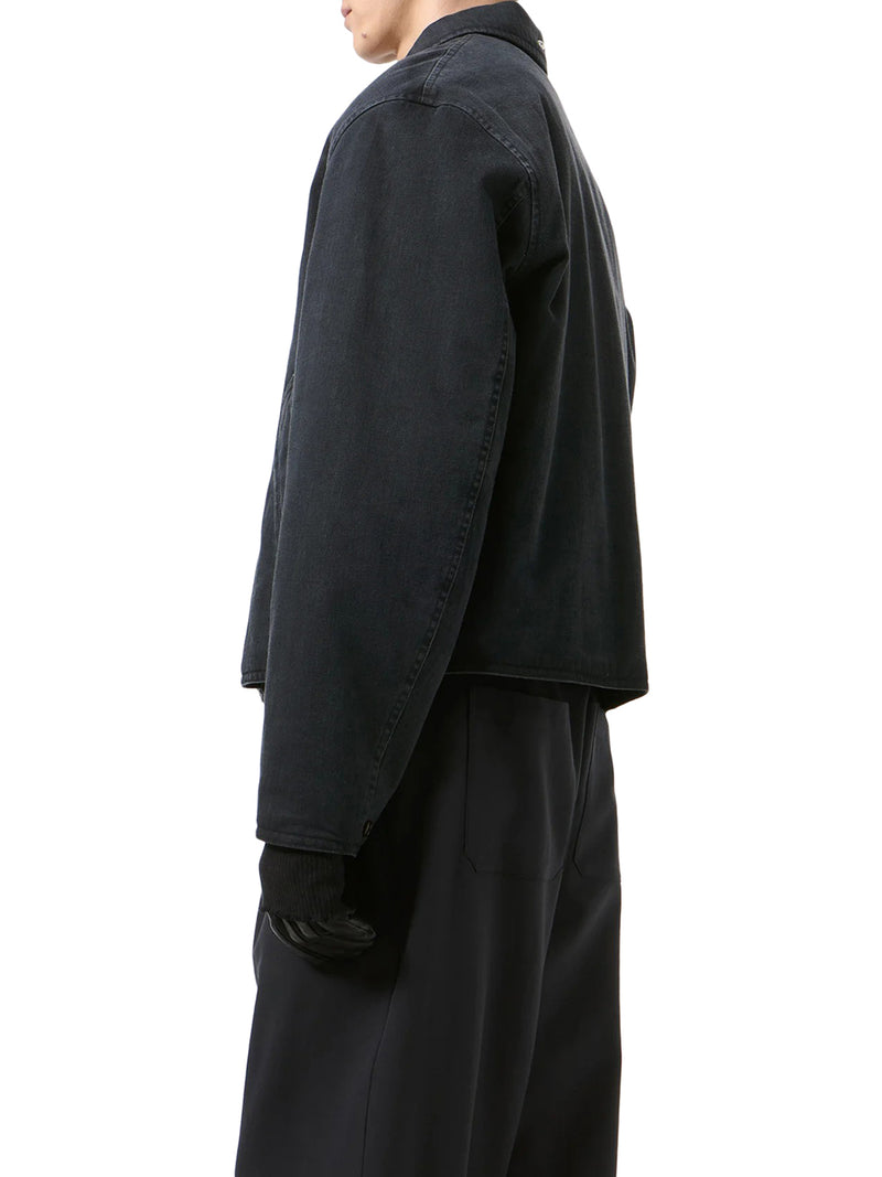 ORGANIC COTTON ZIP-UP ENZYME-WASH JACKET