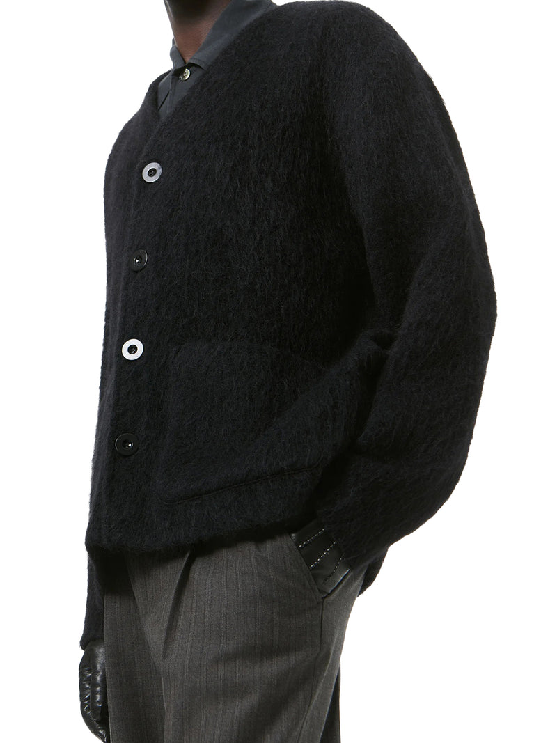 MOHAIR WOOL CARDIGAN